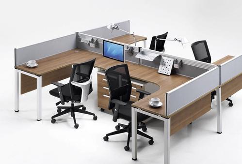 佛山办公家具 厂家直销员工工作位卡座 钢木组合办公桌职员屏风桌